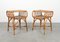 Tables d'Appoint Mid-Century en Rotin et en Bambou dans le style de Franco Albini, Italie, 1960s 15
