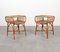 Tables d'Appoint Mid-Century en Rotin et en Bambou dans le style de Franco Albini, Italie, 1960s 3