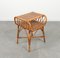 Tavolini Mid-Century in vimini e bambù nello stile di Franco Albini, Italia, anni '60, Immagine 6