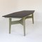 Large Metal and Leatherette Table, 1960s 4