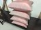 Satin Pink Cushions, Set of 4 7
