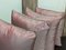 Satin Pink Cushions, Set of 4 4