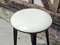 White Stool in Leather, Image 5