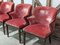 Coral Velvet Chairs by Ben Whistler, Set of 4 7
