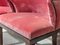 Chaises en Velours Corail par Ben Whistler, Set de 4 2