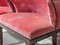 Coral Velvet Chairs by Ben Whistler, Set of 4 2