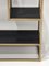 Black Veneer and Burnished Gold Bookshelf 10