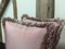 Pink Fringe Decorative Cushions, Set of 3 9