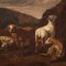 Paisaje pastoral, siglo XVIII, óleo sobre lienzo, Enmarcado, Imagen 2