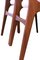 Dining Chairs Model 89 in Teak and Beige Upholstery attributed to Erik Buch, Denmark, 1960s, Set of 4, Image 5
