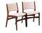 Dining Chairs Model 89 in Teak and Beige Upholstery attributed to Erik Buch, Denmark, 1960s, Set of 4 2