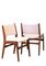 Dining Chairs Model 89 in Teak and Beige Upholstery attributed to Erik Buch, Denmark, 1960s, Set of 4 1