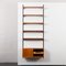 Teak One Bay Wall Unit attributed to Kai Kristiansen for FM Mobler, Denmark, 1970s 5