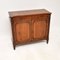 Antique Regency Style Yew Wood Cabinet, 1920s 2