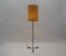 Mid-Century Modern Stehlampe aus Messing & Teak von Temde, Schweiz, 1960er 3