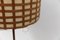 Lampadaire Mid-Century en Laiton et Teck de Temde, Suisse, 1960s 11