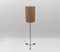 Mid-Century Modern Floor Lamp in Brass and Teak from Temde, Switzerland, 1960s 2