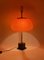 Lampada da tavolo/scrivania in vetro arancione attribuita a Oscar Torlasco per Lumi, anni '60, Immagine 14