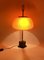 Lampada da tavolo/scrivania in vetro arancione attribuita a Oscar Torlasco per Lumi, anni '60, Immagine 24