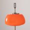 Lampada da tavolo/scrivania in vetro arancione attribuita a Oscar Torlasco per Lumi, anni '60, Immagine 6