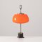 Orange Glass Table / Desk Lamp attributed to Oscar Torlasco for Lumi, 1960s 12