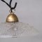 Mid-Century Brass and Glass Pendant Light 3