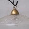 Mid-Century Brass and Glass Pendant Light 7