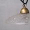Mid-Century Brass and Glass Pendant Light 9