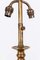 Turned Brass Column Table Lamp, 1940s, Image 2