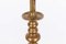 Turned Brass Column Table Lamp, 1940s, Image 6