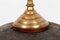 Turned Brass Column Table Lamp, 1940s, Image 3