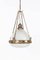 Large 16 Holophane Excellite Pendant Light, 1920s, Image 1