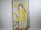 Edith Ferullo, Girl with Yellow Dress, Acrylic on Wood, 1960s 8