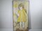 Edith Ferullo, Girl with Yellow Dress, Acrylic on Wood, 1960s, Image 8