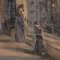 Italienischer Künstler, Innenszene, 1924, Öl auf Leinwand, Gerahmt 7