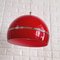 Lámpara colgante española roja, años 60, Imagen 6