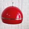 Lámpara colgante española roja, años 60, Imagen 2