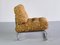 Tubular Lounge Chair in Chromed Metal and Ochre Boucle, Germany, 1970s, Image 5