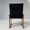 Monk Chairs in Black Leather by Afra & Tobia Scarpa for Molteni, Set of 6 12