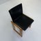 Monk Stühle aus schwarzem Leder von Afra & Tobia Scarpa für Molteni, 6 . Set 5
