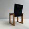 Monk Chairs in Black Leather by Afra & Tobia Scarpa for Molteni, Set of 6 8