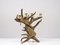 Scandinavian Reindeer Wooden Candlestick 2