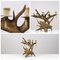 Scandinavian Reindeer Wooden Candlestick 4