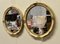 French Gilt and Cream Crackle Finish Wall Mirrors, 1890s, Set of 2 4