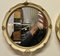 French Gilt and Cream Crackle Finish Wall Mirrors, 1890s, Set of 2 2