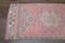 Turkish Heritage Decor Nature Hand-Knotted Pink Wool Runner, 1960s 8