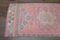 Turkish Heritage Decor Nature Hand-Knotted Pink Wool Runner, 1960s, Image 8