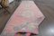 Turkish Heritage Decor Nature Hand-Knotted Pink Wool Runner, 1960s, Image 2