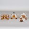 Vintage Amber Glass Toilet Set, 1980s, Set of 3, Image 2