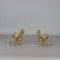Mid-Century Bronze Dragon-Shaped Cagoules, Set of 2, Image 1